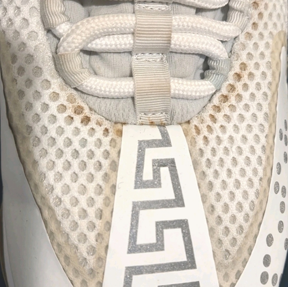 Versace Cream and Gum Sole Women’s Sneakers - Picture 12 of 15